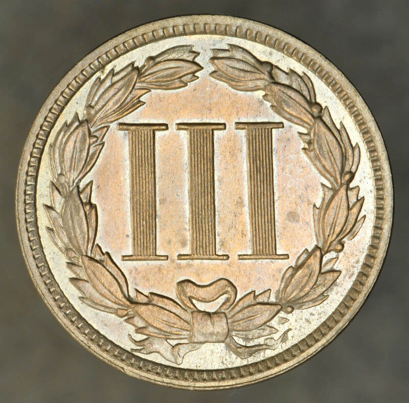 3 cent reverse gray bg