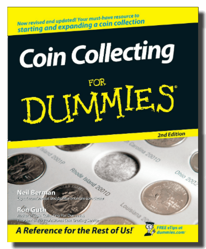 coin collecting for dummies book cover 2