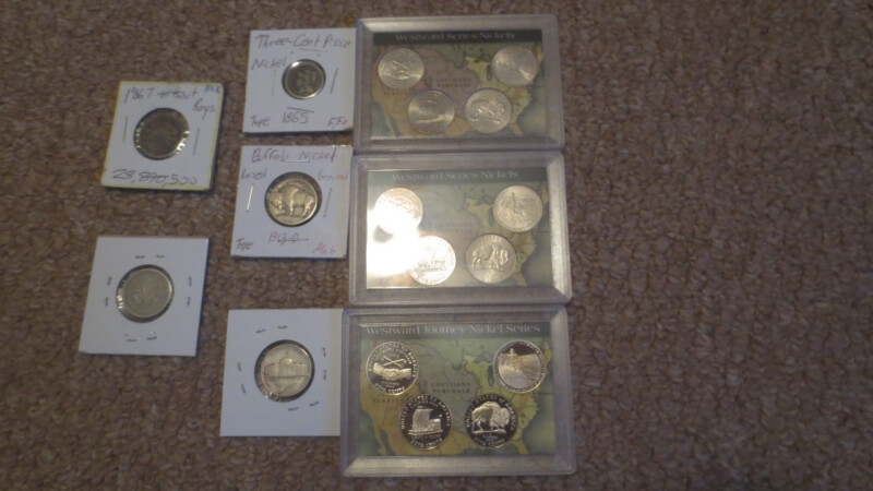 1995 P D S Jefferson Nickel PROOF 3 COINS 