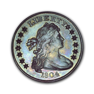 1804 draped bust dollar obverse
