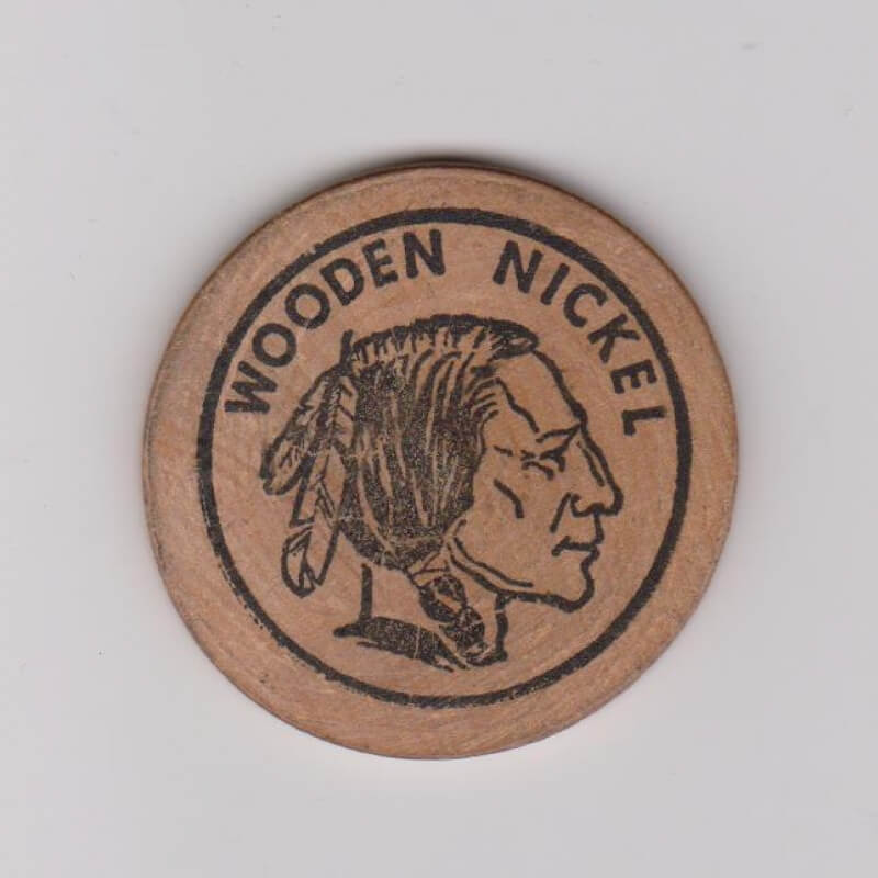 AZ Wooden Nickel 1966 Conference Phoenix Token Arizona 