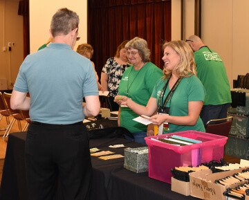 table at summer seminar