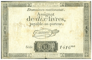 french banknote