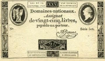 french banknote