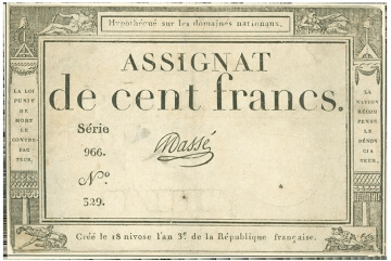 french banknote