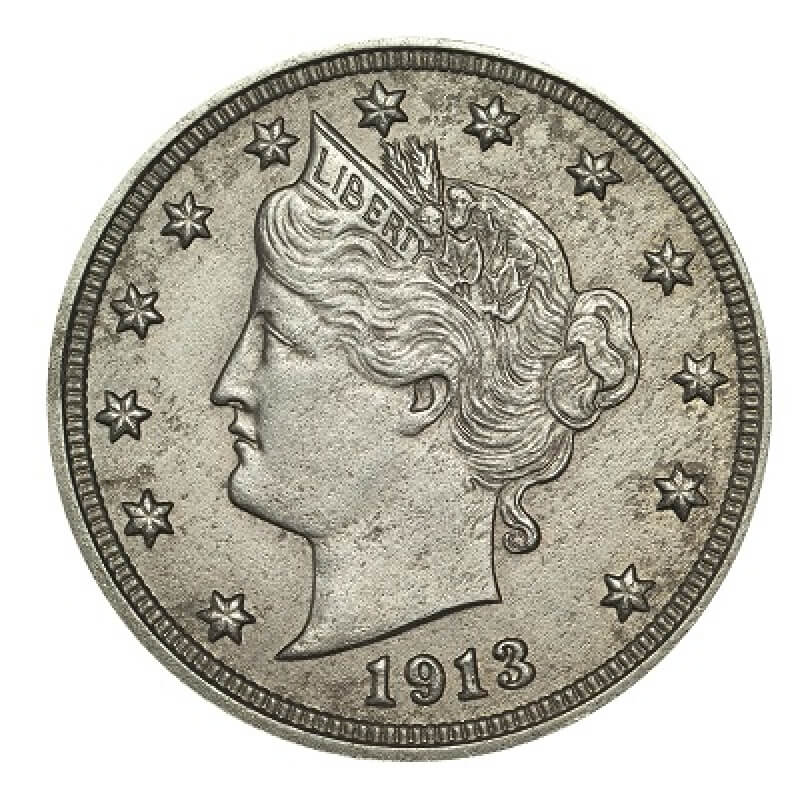 1913 v nickel obverse