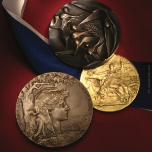 three different medals