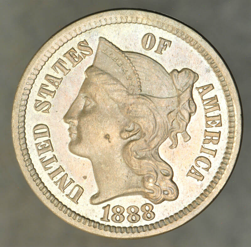 3 cent obverse gray bg