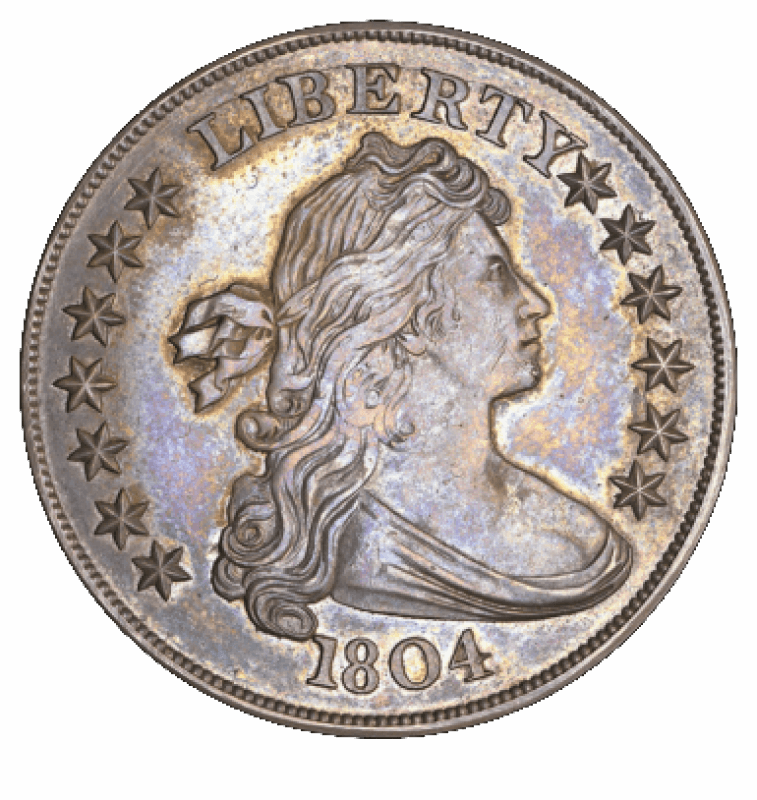 1804 silver dollar obverse trans