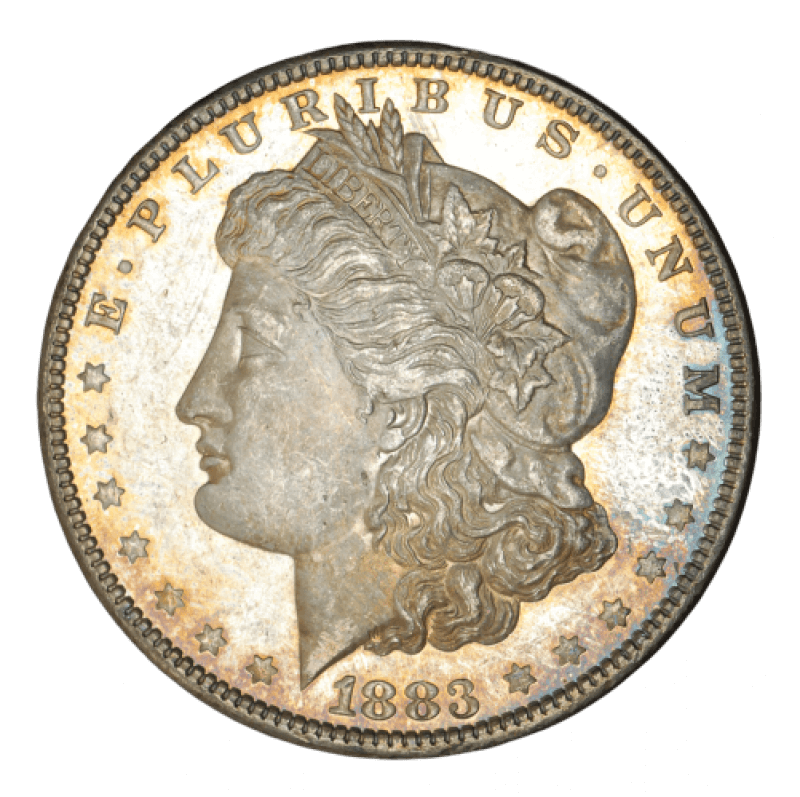 1883 morgan dollar obverse
