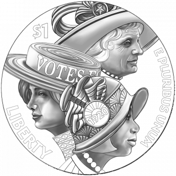 Suffrage Coin Obverse
