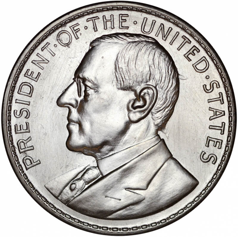 struck by Daniel Carr WILSON DOLLAR SILVER 2020 100-Year Anniversary Medal 