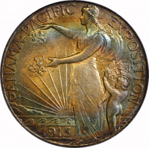 1915 Panama-Pacific International Exposition Half Dollar| Commemorative Coins