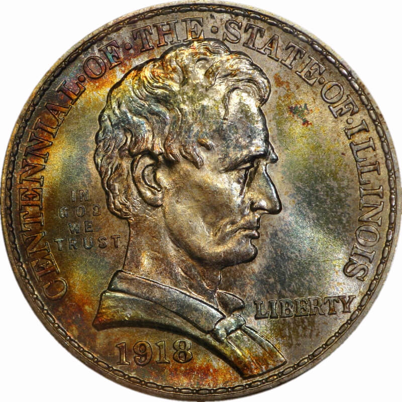 1918 Illinois Centennial Obverse