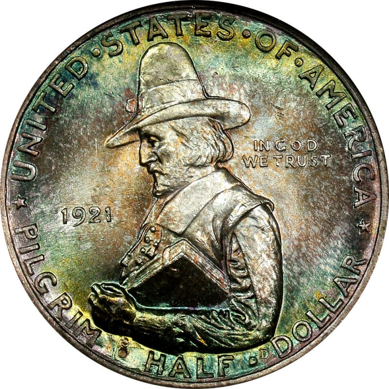 1921 Pilgrim Tercentenary Obverse