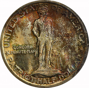 1925 Lexington-Concord Sesquicentennial Half Dollar 