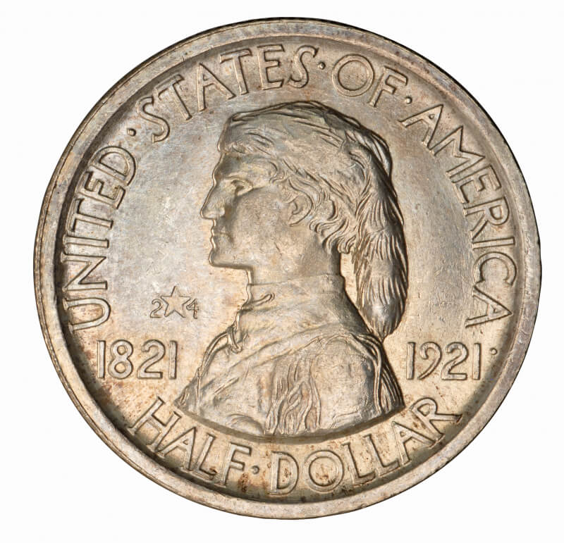 1921 Missouri Centennial Obverse