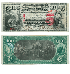 Garfield National Bank of the City of New York, $100, 12/15/1881