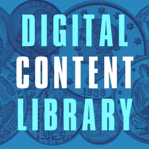digital content library square logo