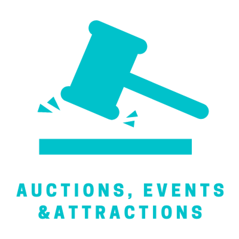 AUCTIONS, EVENTS &ATTRACTIONS quick nav icon nms 2022