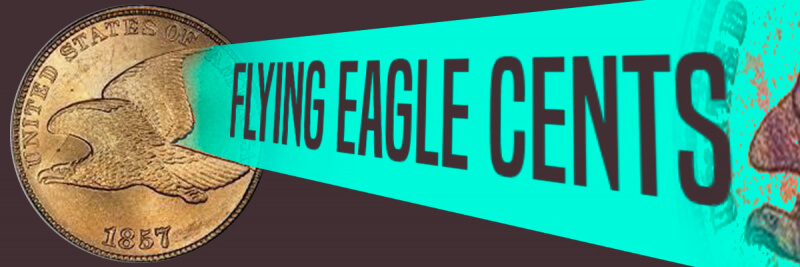 flying eagle cents banner