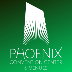 phoenix convention center logo green background