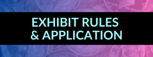 convention exhibit rules and application icon