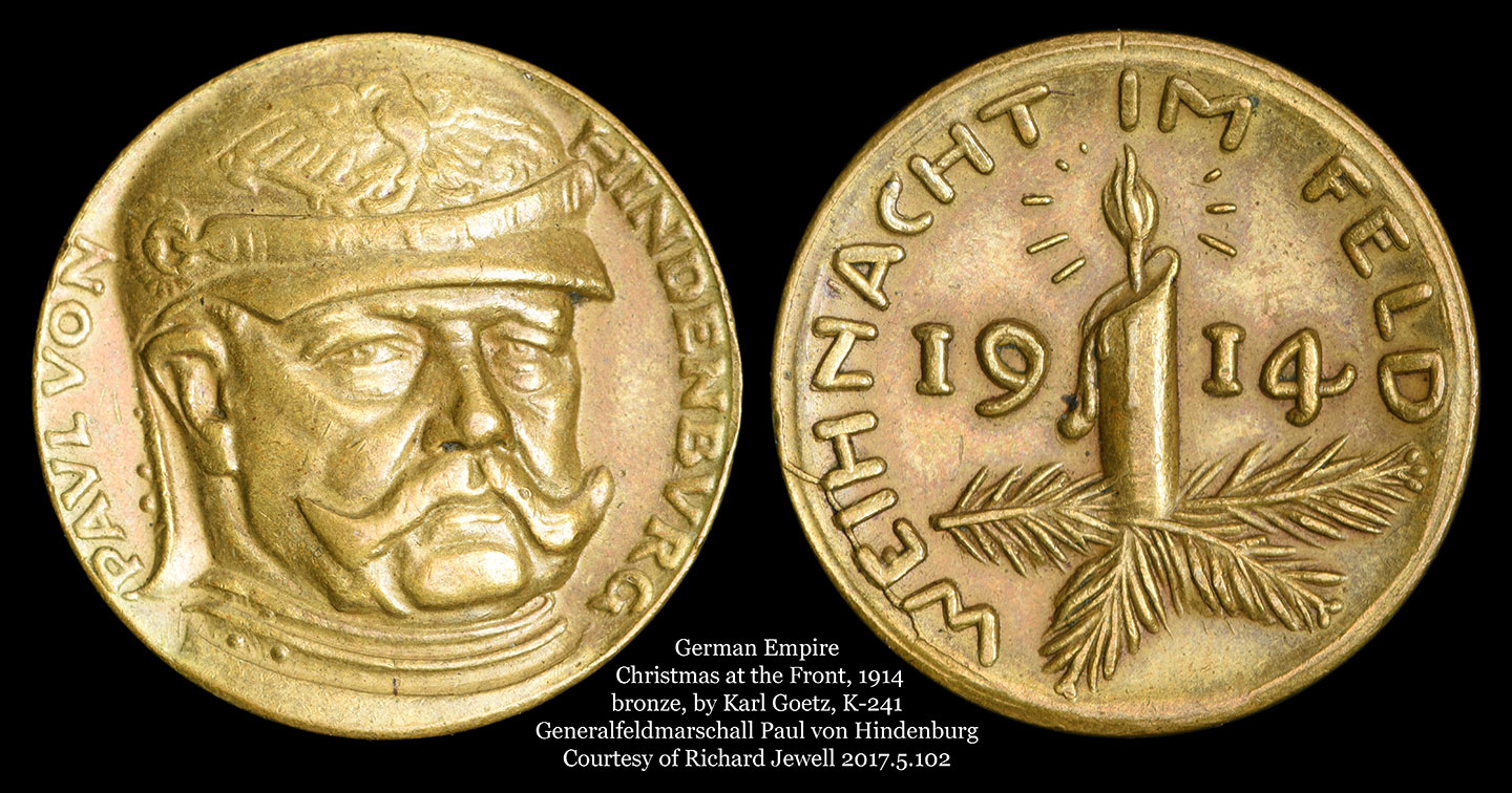 WWI - Christmas Truce - American Numismatic Association : American