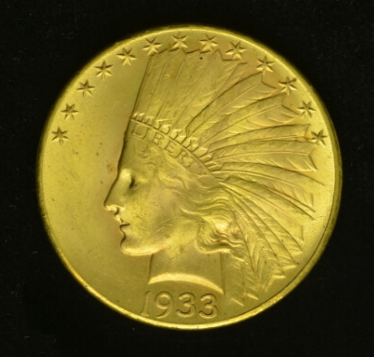 Tales From the Vault: The Rare 1933 Ten-Dollar Indian Head Gold Piece