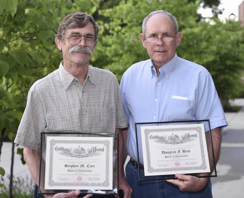 Early American Coppers instructors receive Honorary Doctorates