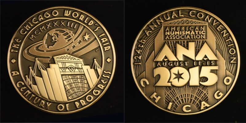Chicago’s fourth star, ‘Century of Progress,’ featured on 2015 World’s Fair of Money commemorative medal