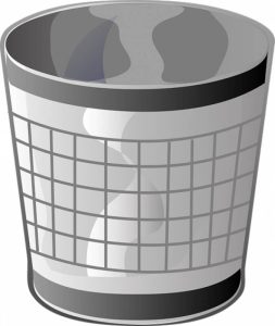 trash can graphic