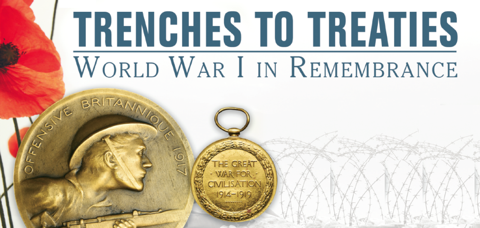 WWI Trenches to Treaties Banner