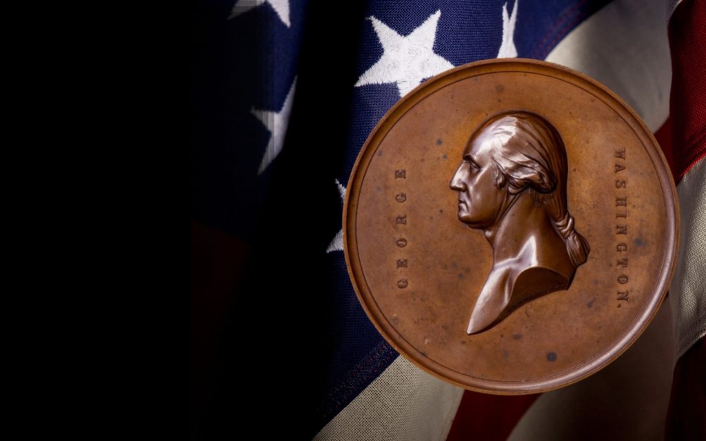 amrican flag background washington (1)
