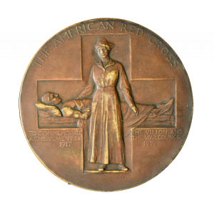 wwi red cross medal reverse