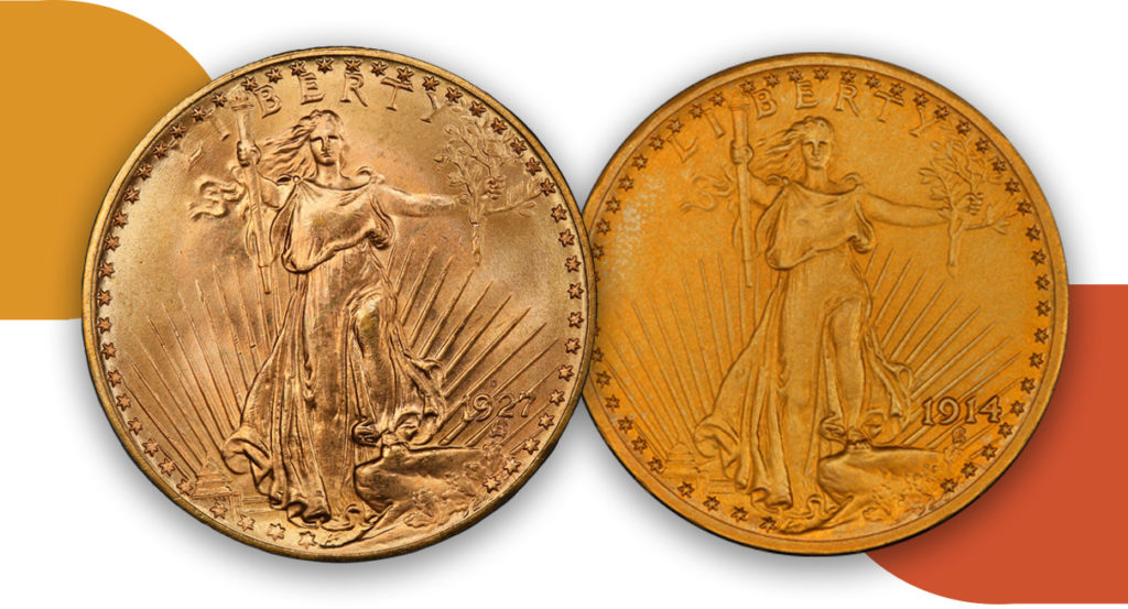 saint guadens coins