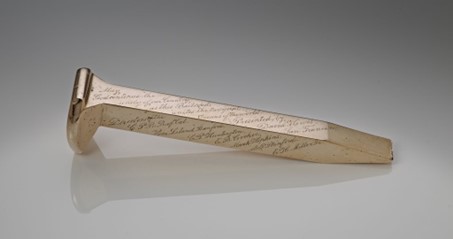 golden railroad spike
