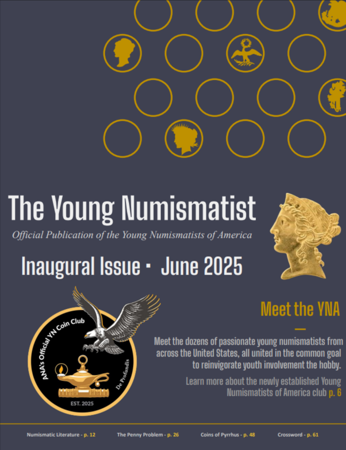 the young numismatist june 2025 cover