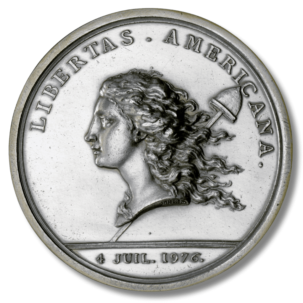 Libertas Americana medal obverse