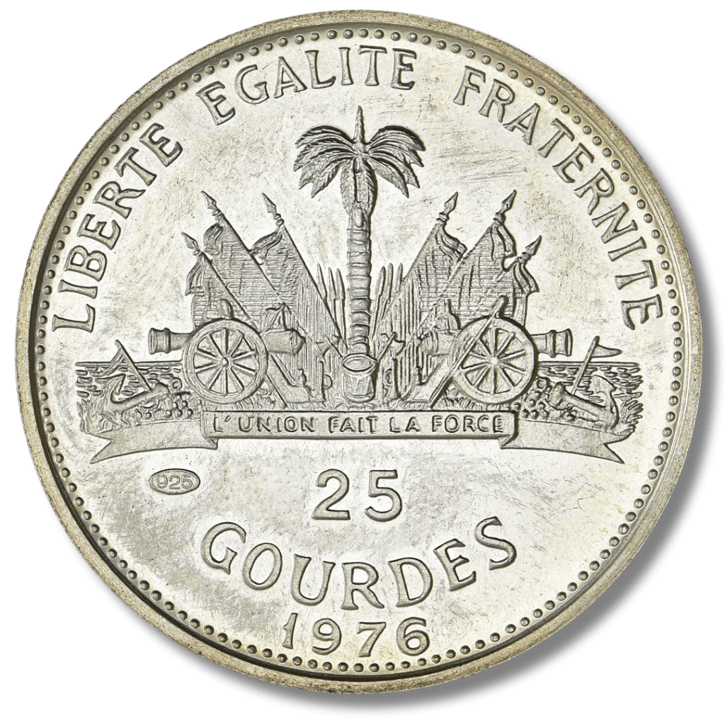 25 Gourdes Reverse