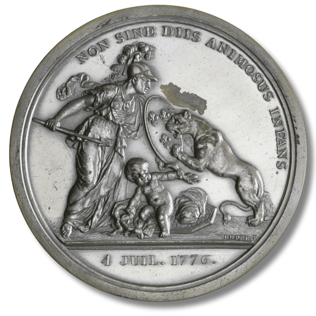 Libertas Americana medal reverse