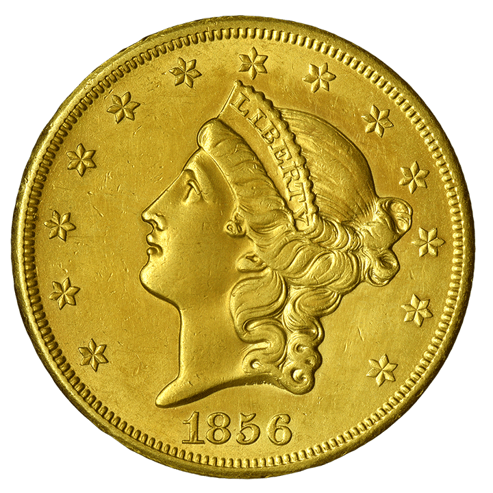 1856 S | $20 Double Eagle