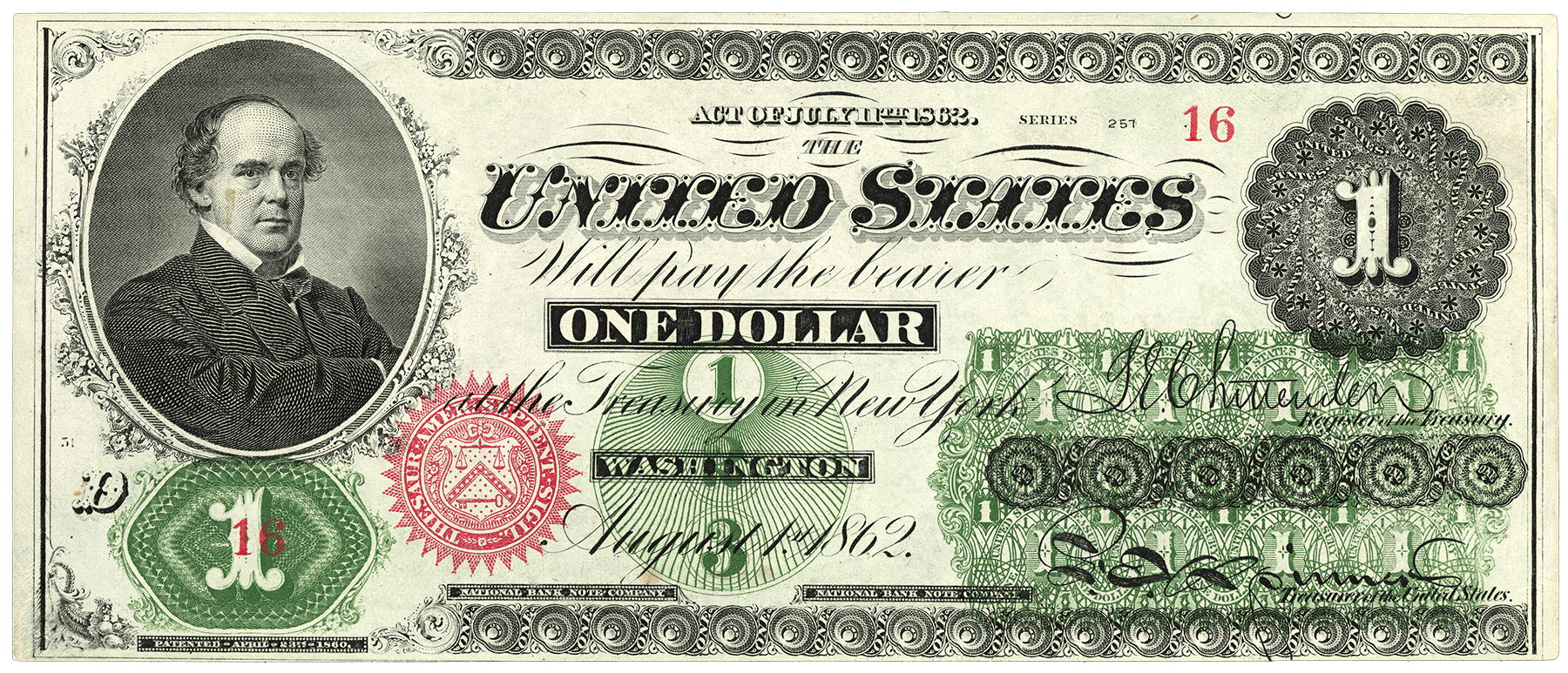 1862 | $1 Legal Tender Note, Series 1862