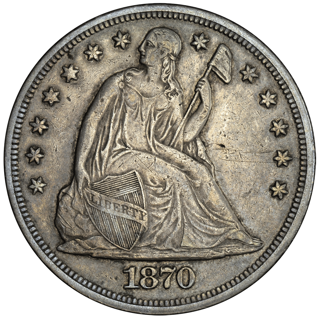 1870 CC | Liberty Seated Dollar