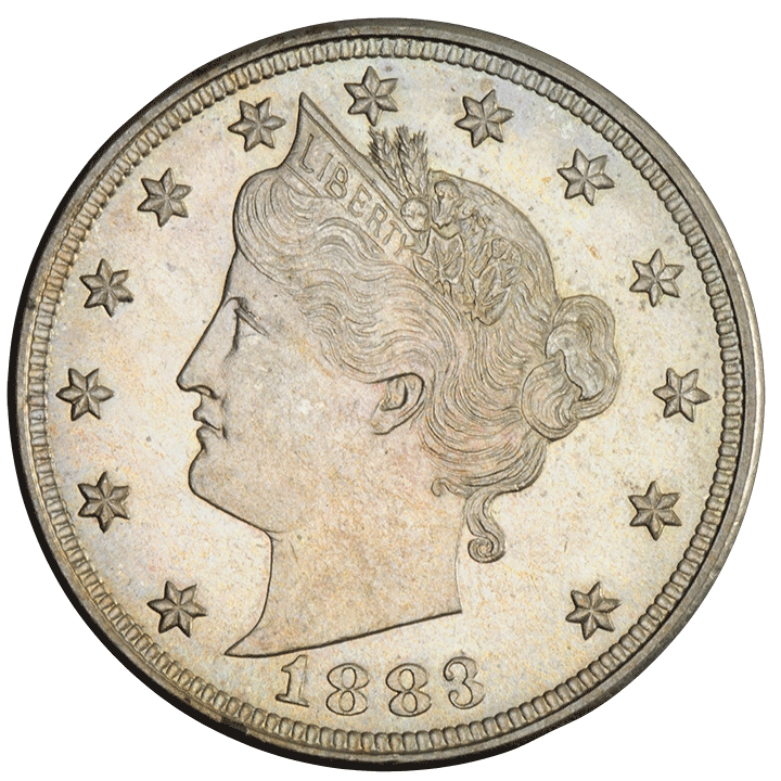 1883 | Liberty Head nickel, no cents