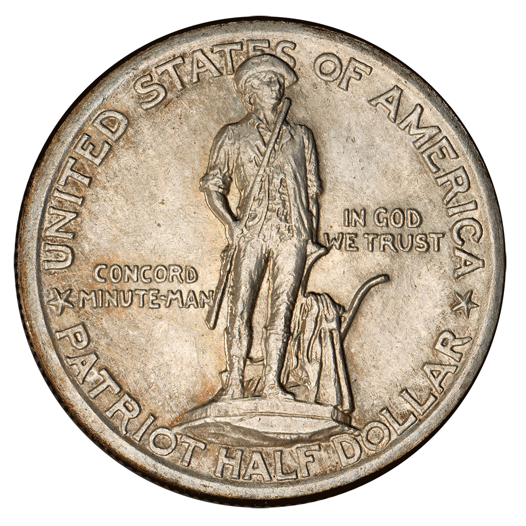 1925 | Commemorative Half Dollar, Lexington-Concord Sesquicentennial