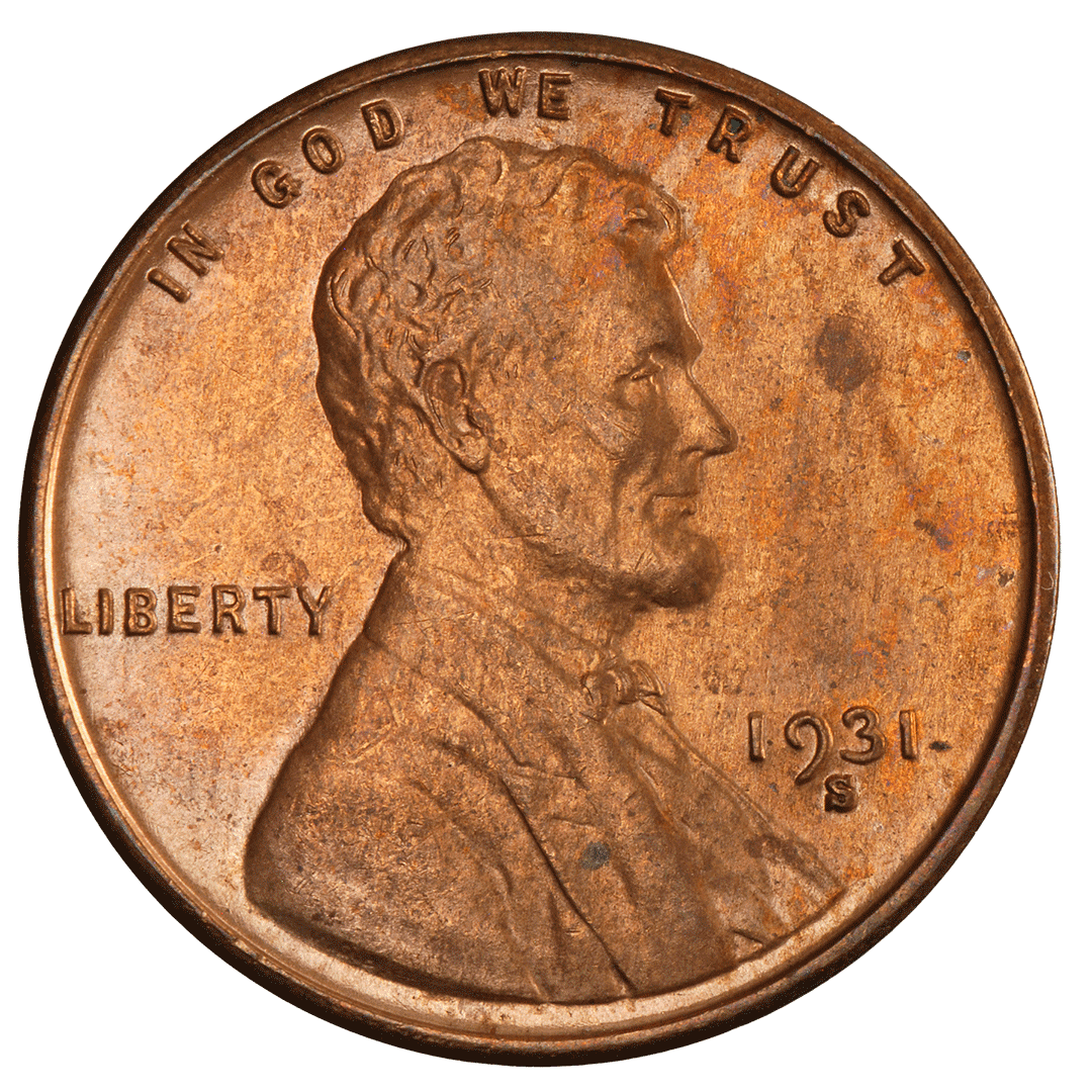 1931 S | Lincoln Wheat Small Cent