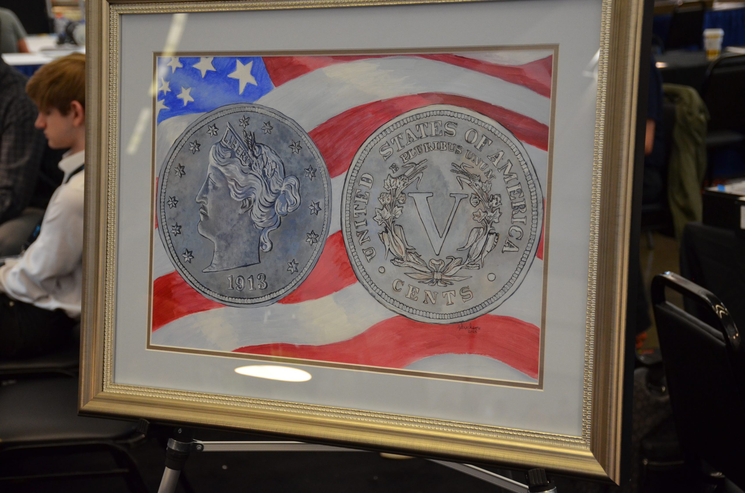 1913 Liberty Head Painting