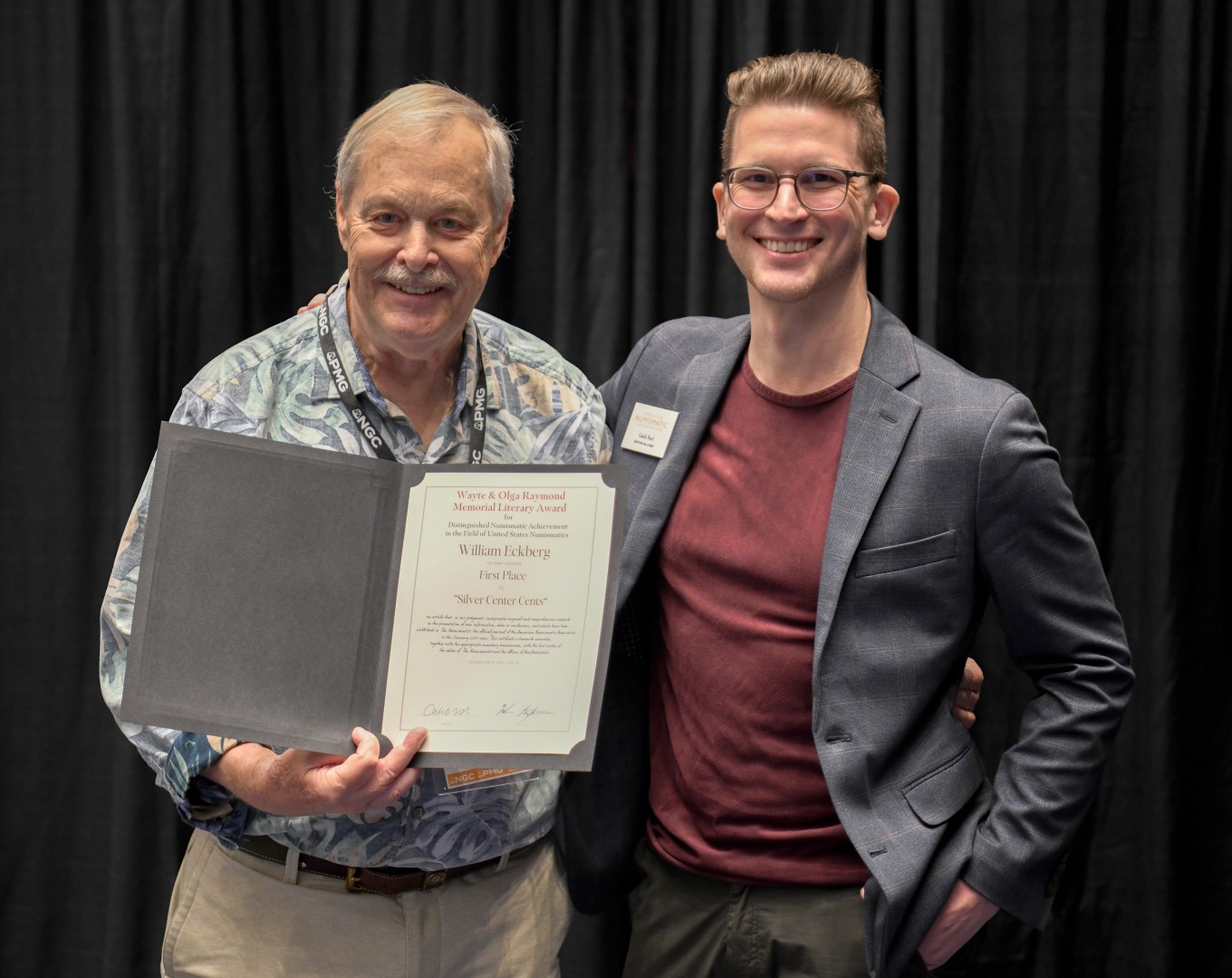 Wayte & Olga Raymond Literary Award William Eckberg